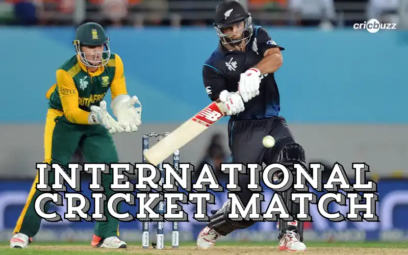 international cricket match