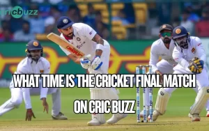 cricket final match